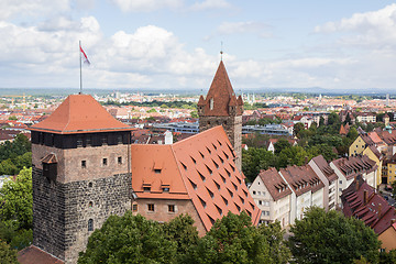 Image showing Towers in Nuremberg castle