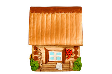 Image showing Miniature model country home (piggy bank)