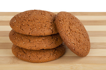 Image showing Oatmeal cookies