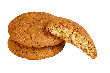 Image showing Oatmeal cookies