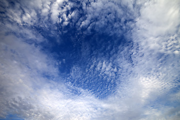 Image showing Sky with clouds in summer day