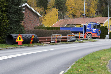 Image showing Roadwork