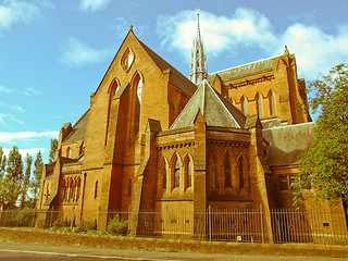 Image showing Retro look Barony Parish Glasgow