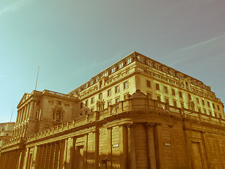 Image showing Retro looking Bank of England