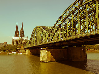 Image showing Retro looking Koeln panorama