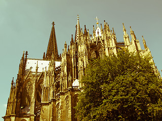 Image showing Retro looking Koeln Dom