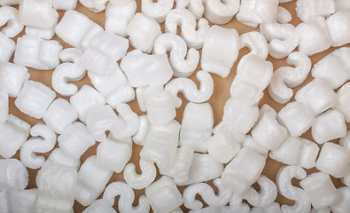 Image showing Polystyrene beads background