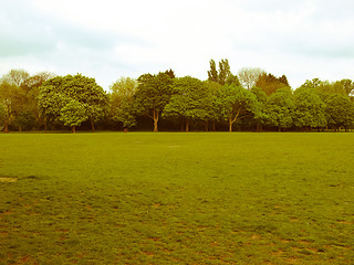 Image showing Retro looking Urban Park