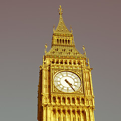 Image showing Retro looking Big Ben