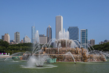 Image showing Buckingham fountain in Chicago