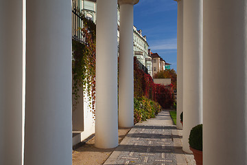 Image showing Garden of Paradise in Prague in Czech Republic