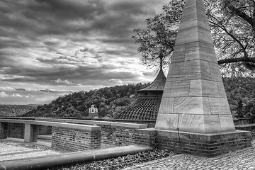 Image showing View from Prague castle on autumn Prague