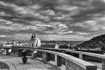 Image showing View from Prague castle on autumn Prague