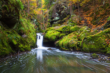 Image showing Doubravka river in autumn