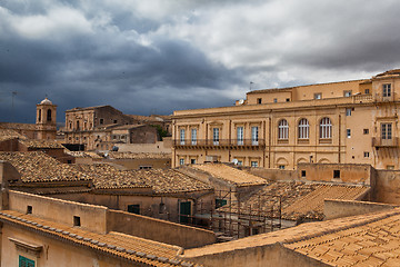 Image showing Above the rooftops in Noto 