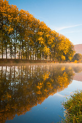 Image showing On the Berounka river in the morning