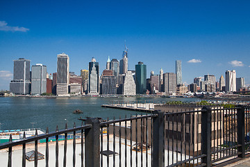 Image showing Manhattan skyline - New York, NYC