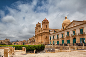 Image showing Cathedral in old town Noto, Sicily, Italy