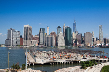 Image showing Manhattan skyline - New York, NYC