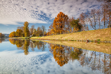 Image showing Canal for river steamers in Troja