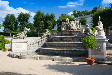 Image showing Garden park in Dobris