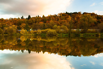 Image showing Reflection on the Berounka river