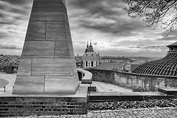 Image showing View from Prague castle on autumn Prague