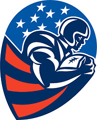 Image showing American Football Rushing Running Back 