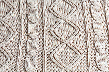 Image showing Knitted cloth as a background.