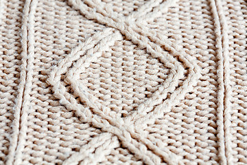 Image showing Knitted cloth as a background.