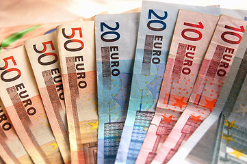 Image showing euro background