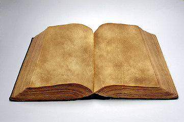 Image showing Old blank book