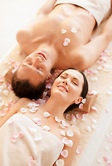 Image showing couple in spa