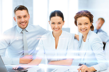 Image showing business team working in office