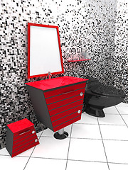 Image showing Modern bathroom