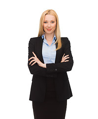 Image showing smiling businesswoman