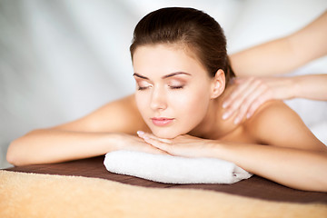 Image showing woman in spa