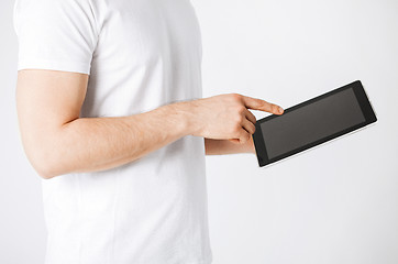 Image showing man with tablet pc