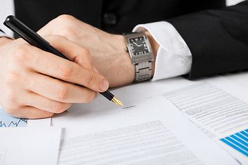 Image showing man with contract