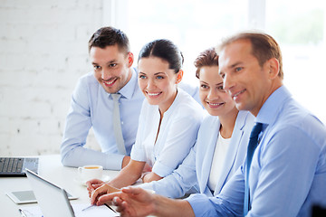 Image showing business team having meeting in office