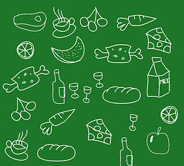 Image showing Food illustration