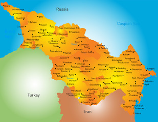 Image showing Caspian region countries