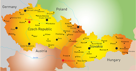 Image showing Czech Republic and Slovakia