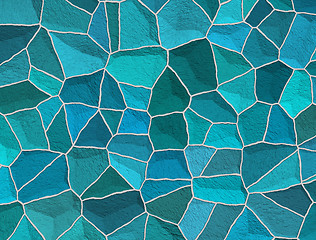 Image showing Broken tiles pattern