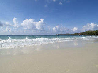 Image showing Empty, tropical beach