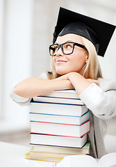 Image showing student in graduation cap