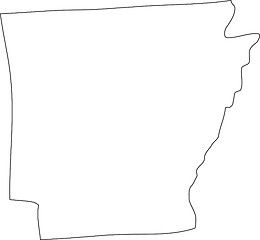 Image showing Arkansas Vector