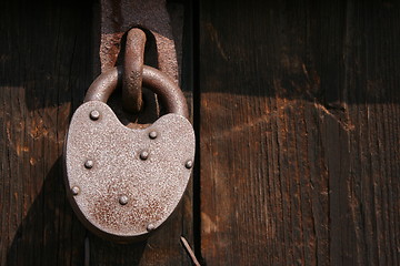 Image showing Locked door