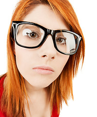 Image showing woman with eyeglasses