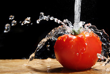 Image showing Tomato and Water